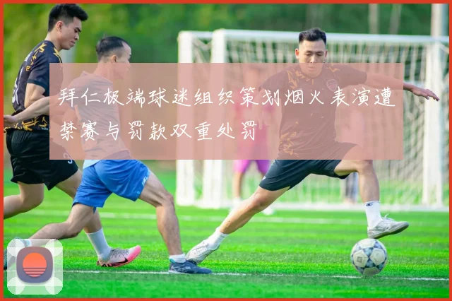 拜仁极端球迷组织策划烟火表演遭禁赛与罚款双重处罚
